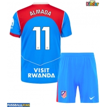 Atletico Madrid Thiago Almada #11 3rd trikot Kinder 2025-26 Kurzarm (+ Kurze Hosen)